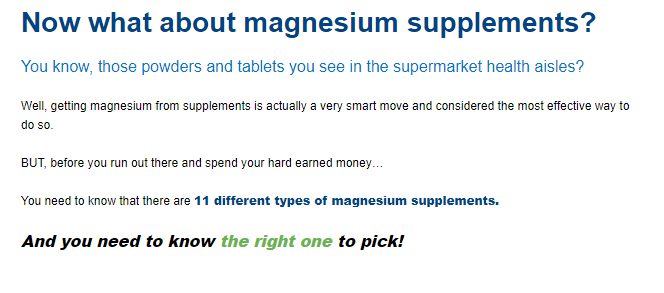 Second article: Magnesium and Health – Liposomal Magnesium