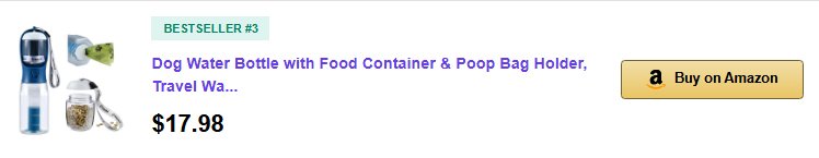 Affordable Pet Products on Amazon for Dog