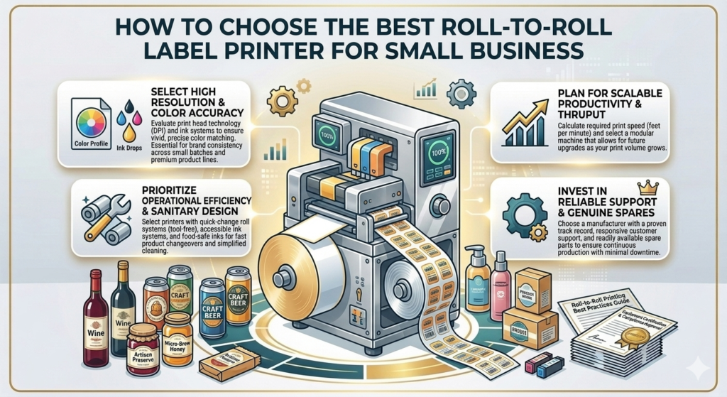 Best roll to roll label printer