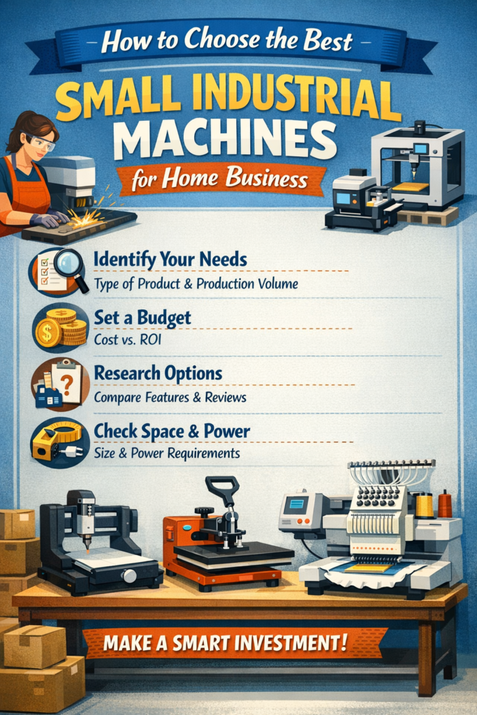 12 best small industrial machines for home business