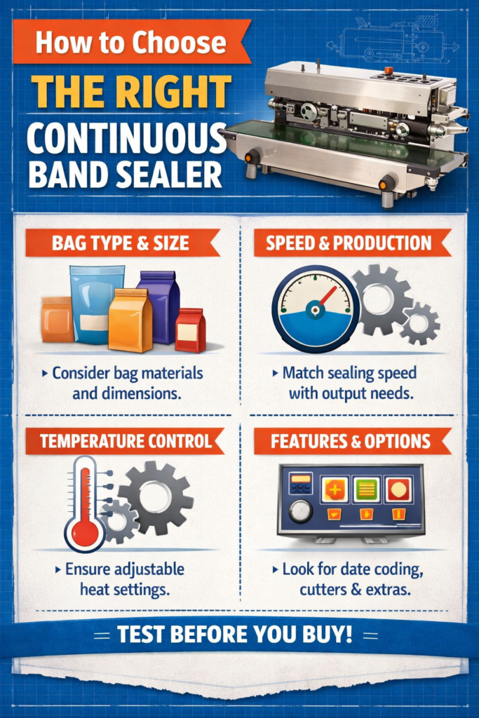How to Choose the Right Continuous Band Sealer