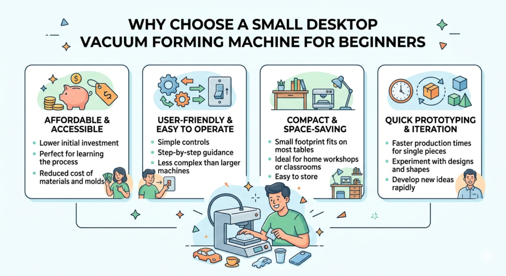 Desktop Vacuum Forming Machine