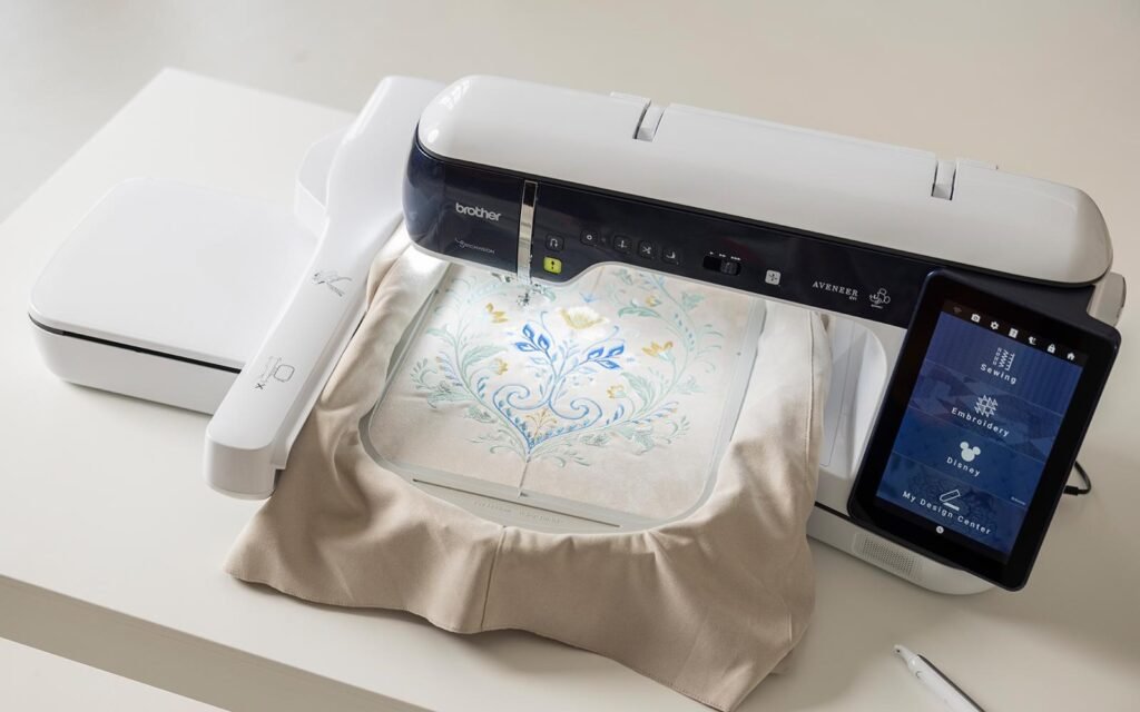 Computerized embroidery machines