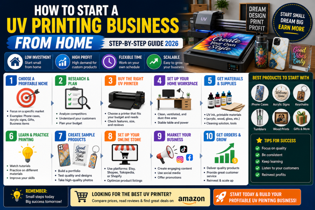 How to Start a UV Printing Business from Home