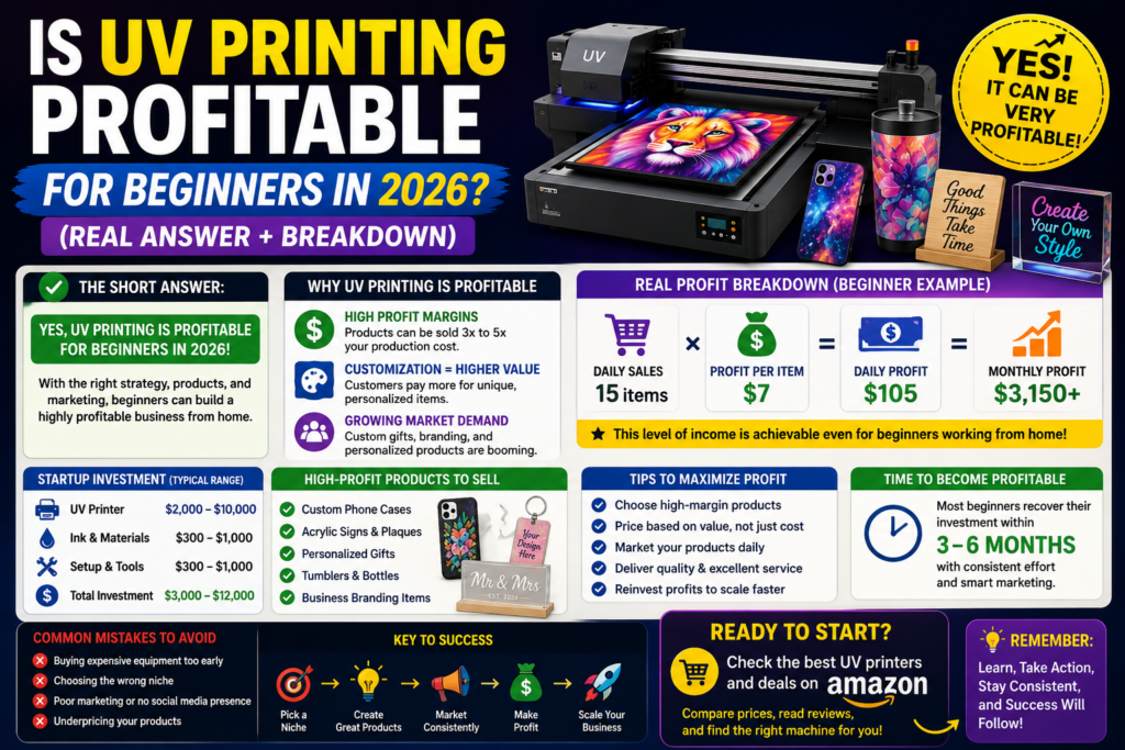 Is UV Printing Profitable for Beginners in 2026